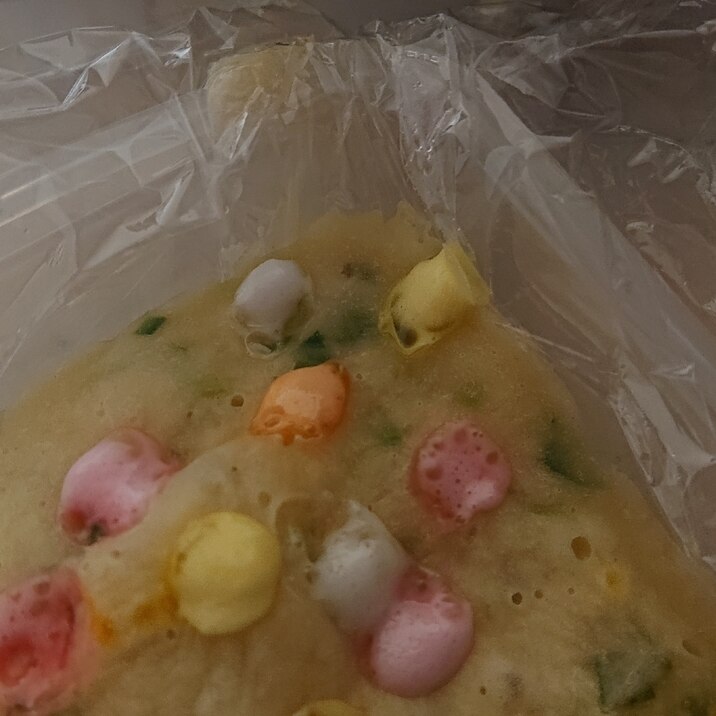 マシュマロ蒸しパン